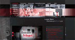 Desktop Screenshot of lauerharz.de